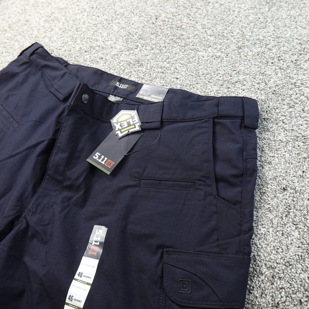 NEW 5.11 Tactical Pants Mens 46X24 Blue Stryke Flex Tac Cargo Utility‎ Stretch